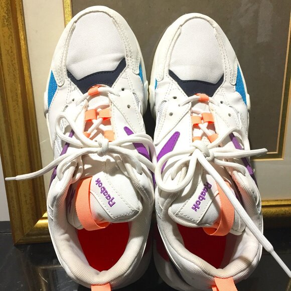 REEBOK COLOR BLOCK SNEAKERS SIZE 9.5 - Picture 4 of 8
